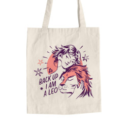 Γυναικεία Σκίτσα Ζώδια - Λέων (Τσάντα  Αγοράς)